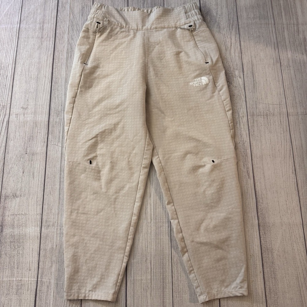The North Face Tekware Grid Pants In White Dune Women's Size Small Fleece